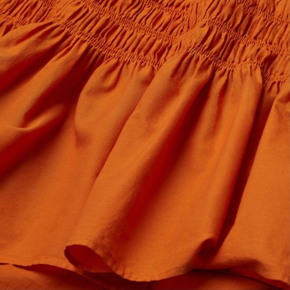 H&M Orange Smocked Tunic Dress - Picture 2 of 6